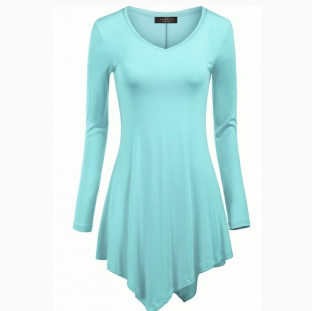 🆕⭐Aqua blue green tunic lightweight top - Picture 3 of 7